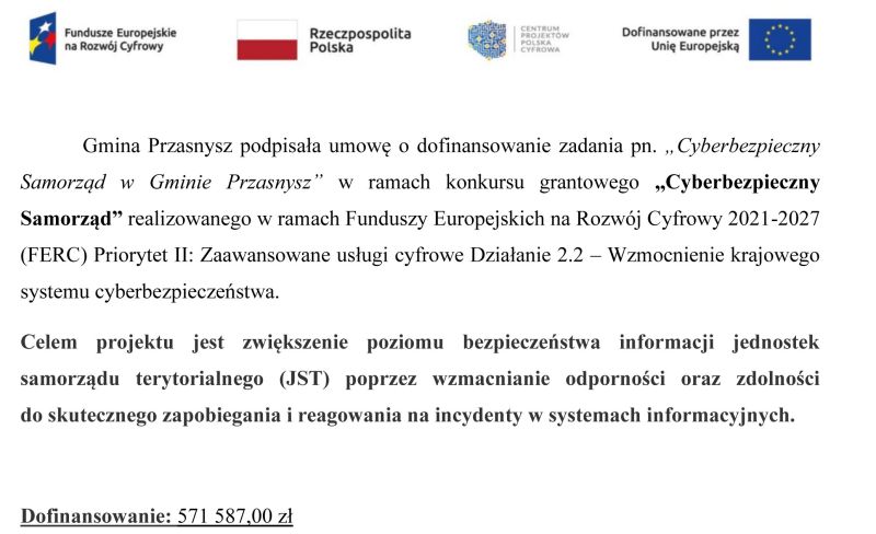 Cyberbezpieczny samorząd - podpisanie umowy-1